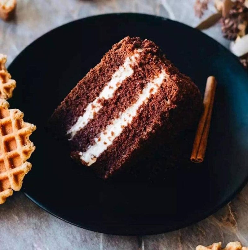 Everbuy® Spiral Black Quarter Dinner Plates Melamine Chapati Plates Set of 10 pcs (Quarter 8 Inch) - Image 3