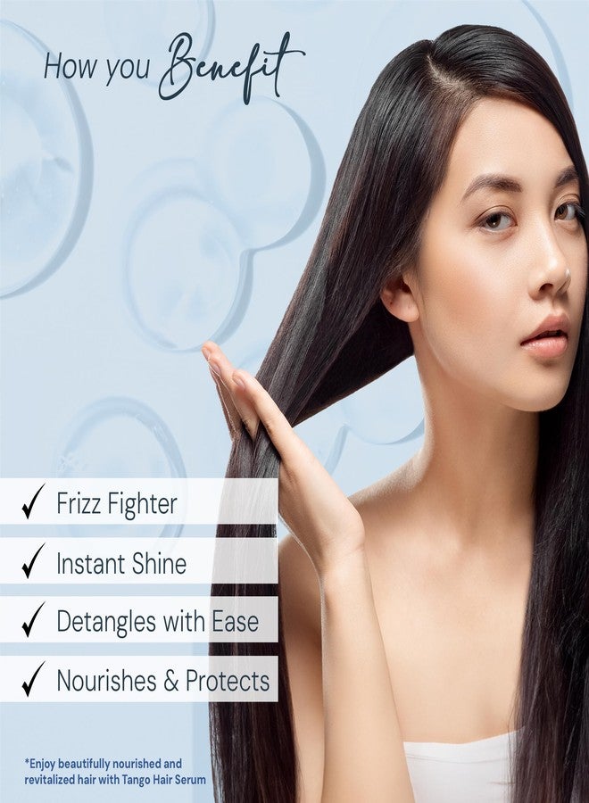 APPLE THERAPEUTICS Tango Anti-Frizz Hair Serum 30 ml| Dermatologist Prescribed Leave-In Nutrient Serum with Vitamin ACE for Ultimate Shine Frizz Control Detangle & Damaged Hair - Image 2