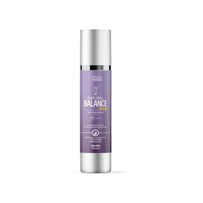 BIOLABS PRO Bioidentical Combination Cream - Maximum Strength Blend - Luxury Bottle, Precision Pump - 3.6oz
