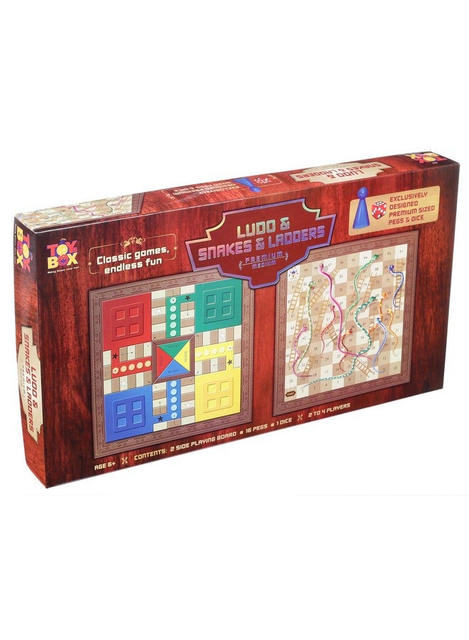 Toy Box Kid Ludo & Snakes & Ladders,Multicolor - Image 2