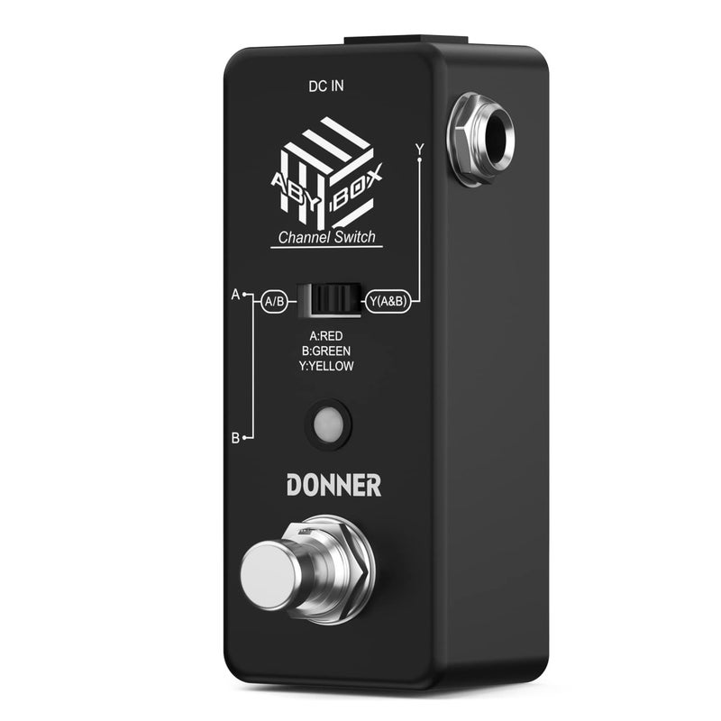 Donner ABY Box Line Selector AB Switch Mini Guitar Effect Pedal True Bypass - Image 4
