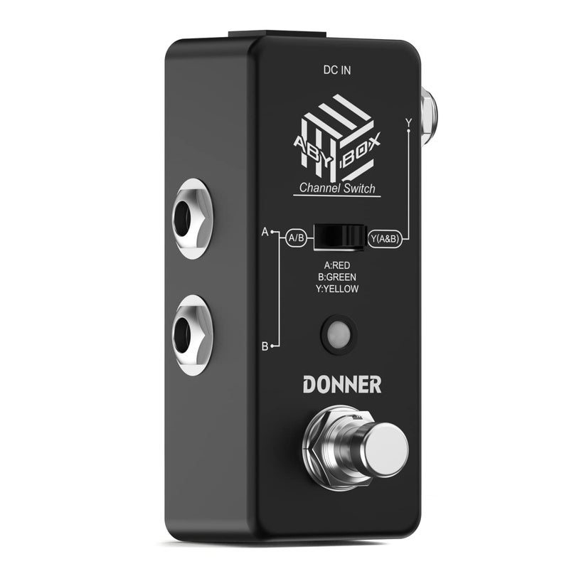 Donner ABY Box Line Selector AB Switch Mini Guitar Effect Pedal True Bypass - Image 3