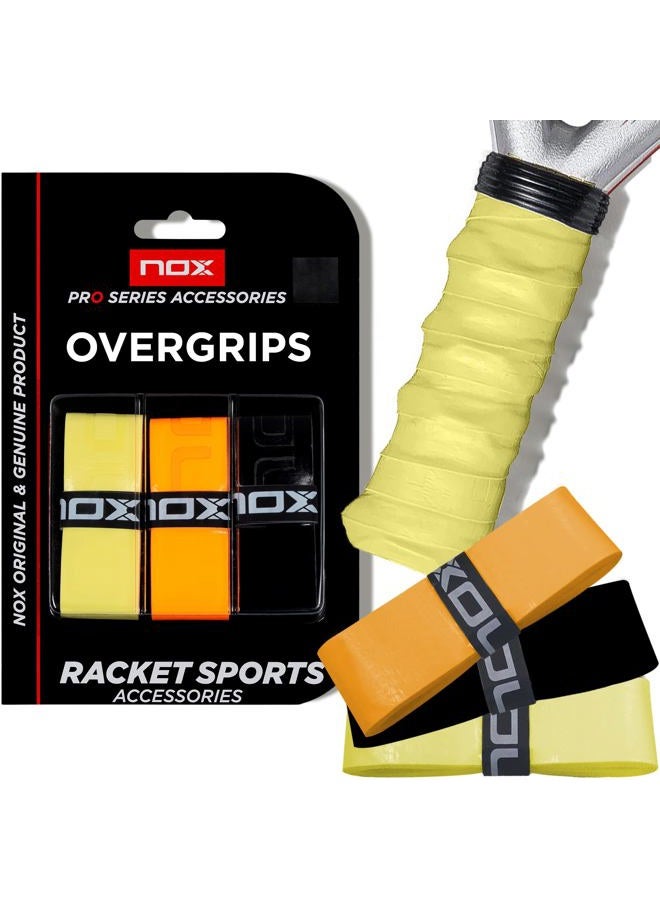 NOX Box of 6 Units - Blister (3 Units) Overgrip Pro Fluor Ovpruebco3box - Image 1