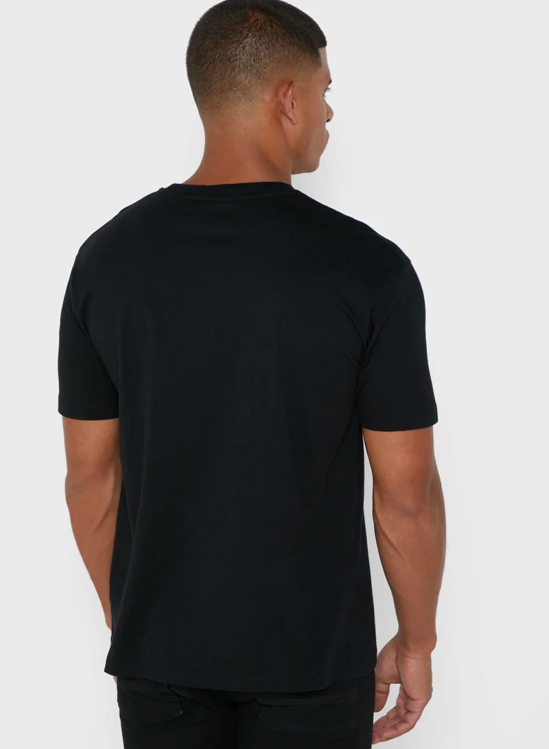 Scotch & Soda Logo Crew Neck T-Shirt