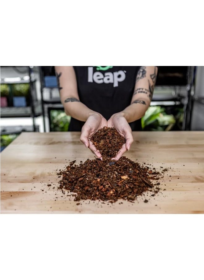 Leap Habitats Living Earth Substrate - Bioactive Ready Terrarium Bedding Mix for Reptiles, Frogs, Snakes, Geckos, and Lizard Habitats, Supports Microfauna with Coconut Coir, Sphagnum, Fir Bark - pzsku/Z613C77D487469FDC035DZ/45/_/1737031690/873cdab5-35cc-42de-a6ae-049d538401c9