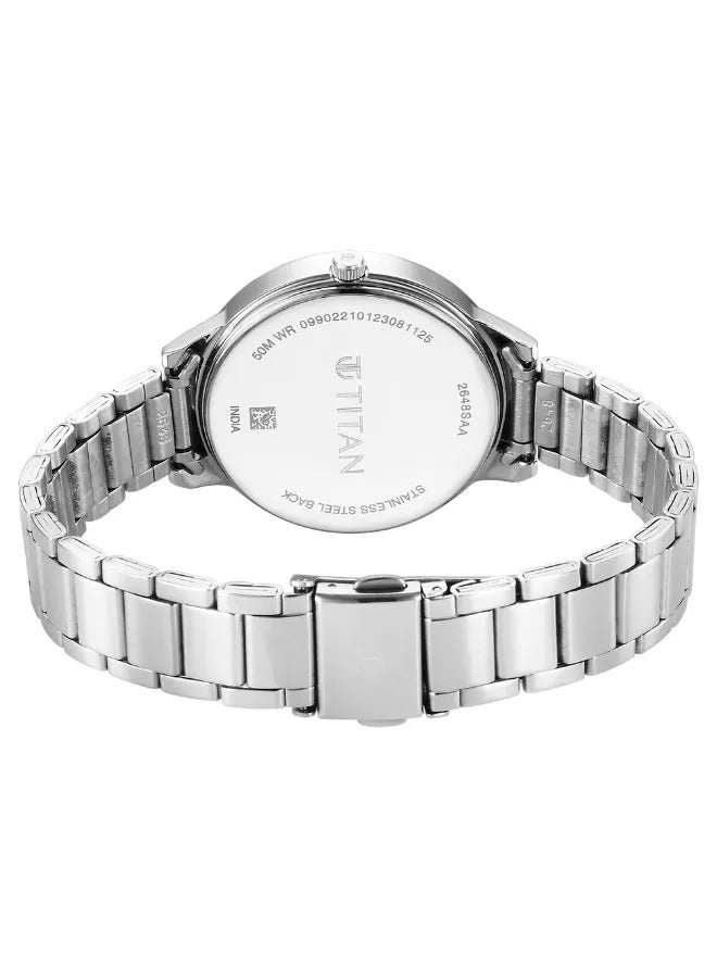 TITAN Women's Analog Round Shape Metal Wrist Watch - 2648SM07 - 43.5 Mm - Image 5