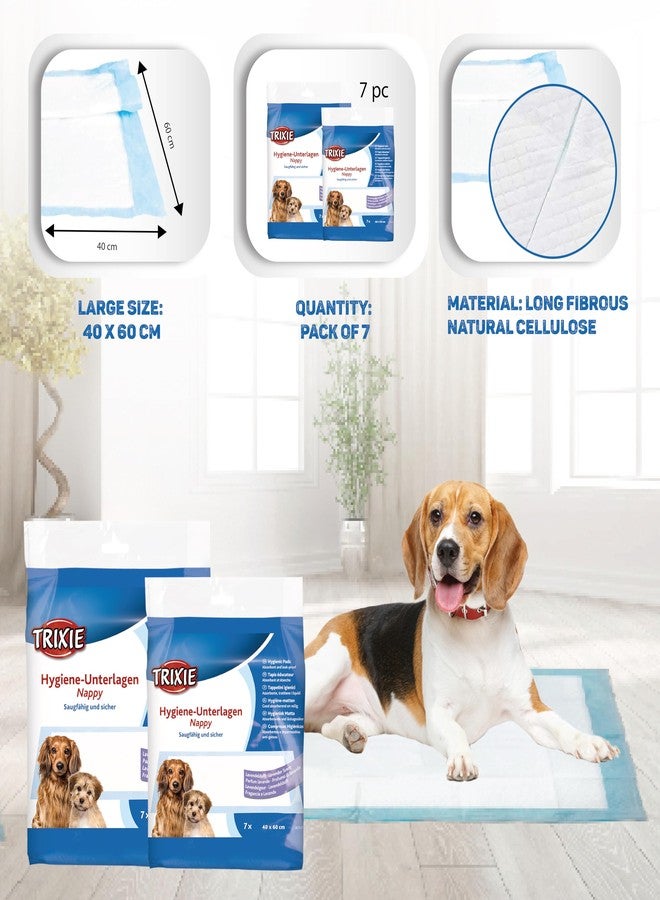 تريكسي فوط تدريب الحيوانات الأليفة برائحة اللافندر من تريكسي للكلاب والجراء - فوط امتصاص سريعة ومقاومة للتسرب للتبول والتبرز مع مزيل للروائح، فوط صحية، 40 × 60 سم (7 فوط) - Image 3