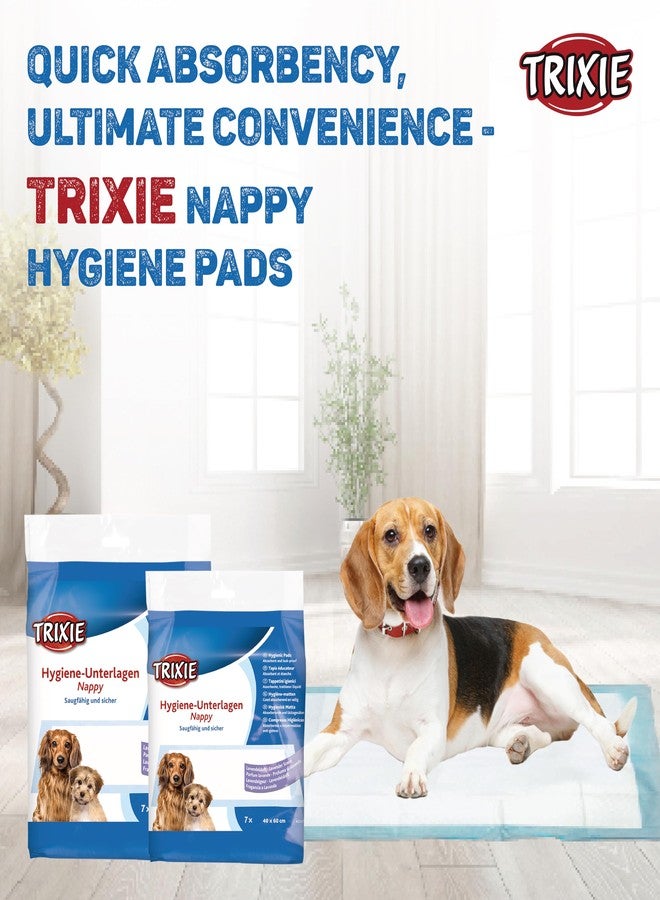 تريكسي فوط تدريب الحيوانات الأليفة برائحة اللافندر من تريكسي للكلاب والجراء - فوط امتصاص سريعة ومقاومة للتسرب للتبول والتبرز مع مزيل للروائح، فوط صحية، 40 × 60 سم (7 فوط) - Image 2