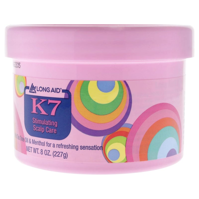 AmPro LongAid K7 Stimulating Scalp Care Conditioner  Tea Tree and Castor Oil Nourishes Dry Scalps  Cooling Sensation of Menthol Helps Soothe and Energize  Free of Alcohol and Dyes  8 oz