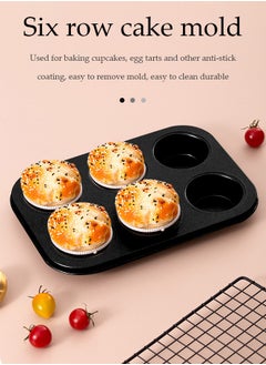 5 Pieces of Bakeware Set, non stick baking mold set, carbon steel cake mold set, with pizza tray, round, square baking tray, cake mold plate, suitable for novice bakers（black ） - pzsku/Z613C9EC0CB06CD9B6AB7Z/45/_/1733186436/4ad4a780-eae6-4794-8e1d-cf36f2f2f2da