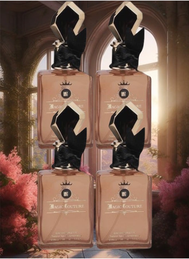 بي إن بيرفيومز - 4 قطع عطر ماجك كوتور بي إن بارفوم 100 مل - Image 1