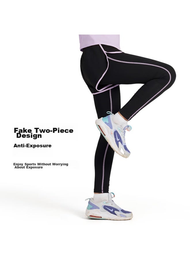 Fandimu Children's Sports Set, High-elastic Breathable Adult Parent-child Outfit, Running Yoga Badminton Basketball Soccer Training Clothes - Image 5