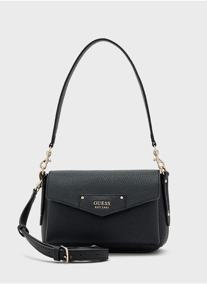 GUESS Eco Brenton Flap Over Crossbody