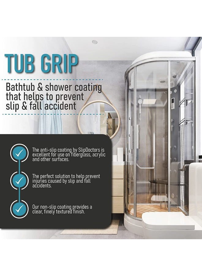 Slip Doctors Shower Grip Clear Antislip Bathtub Coating - Image 3