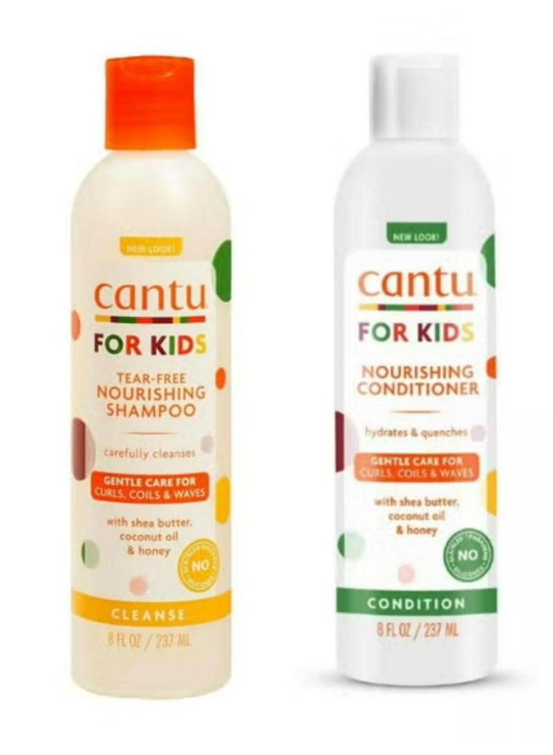 Cantu Care For Kids Nourishing Shampoo And Conditioner 2 Pcs