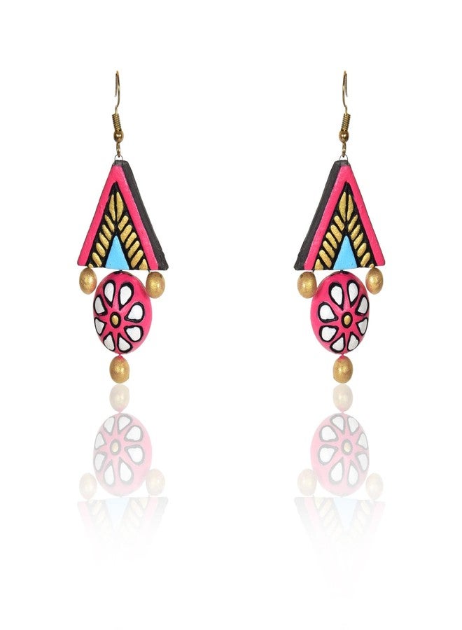 RAI COLLECTION Terracotta Multicolor Earring/Jhumka Sets of Four for Women - Image 3
