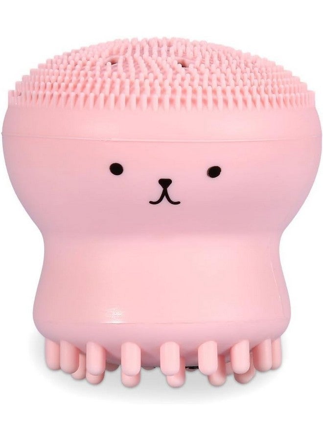 ATOOZED Octopus Face Wash Silicone Brush Scrubber for Bathing and Face cleansing Use for Kids and Adults Set of 1 - Image 1