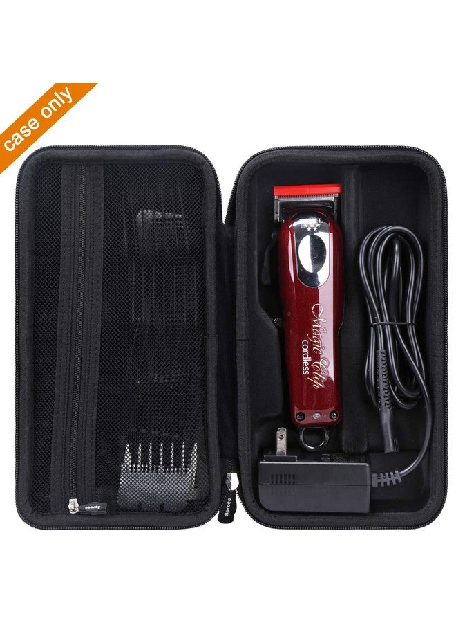Aproca حقيبة تخزين سفر صلبة بروكا لآلة الحلاقة وايل المحترفة 5 ستار 8148 / 8504 / 8545 / 8509 / 8451 سلكية / لاسلكية ماجيك كليب (أسود) - Image 4