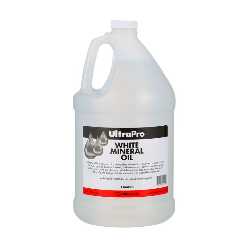 UltraSource زيت معدني من UltraPro بدرجة غذائية لتشحيم وحماية لوح التقطيع، كتلة الجزار، الفولاذ المقاوم للصدأ، السكين، الأداة، الآلة والمعدات (1 جالون) - Image 1