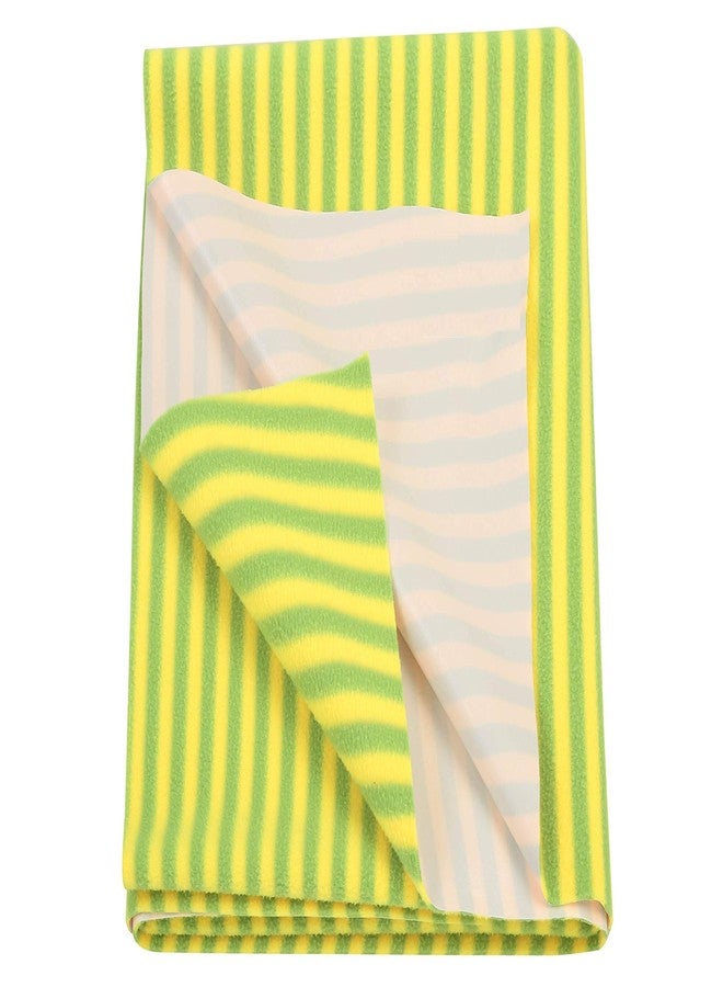 Newnik Waterproof Dry Sheet/Reusable MAT/UNDERPAD/Absorbent Sheets/Mattress Protector Lemon Green, Medium - Image 1