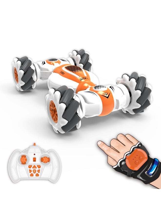 Hand Gesture Sensing Twist Transforming Speed Remote Control Car Off-road Climbing Four-wheel Drive Stunt Transformation Drift-Color:Accessories - Spare Battery - Image 4