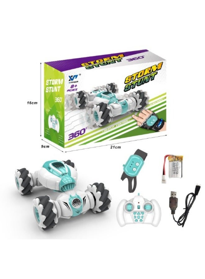 Hand Gesture Sensing Twist Transforming Speed Remote Control Car Off-road Climbing Four-wheel Drive Stunt Transformation Drift-Color:Accessories - Spare Battery - Image 5