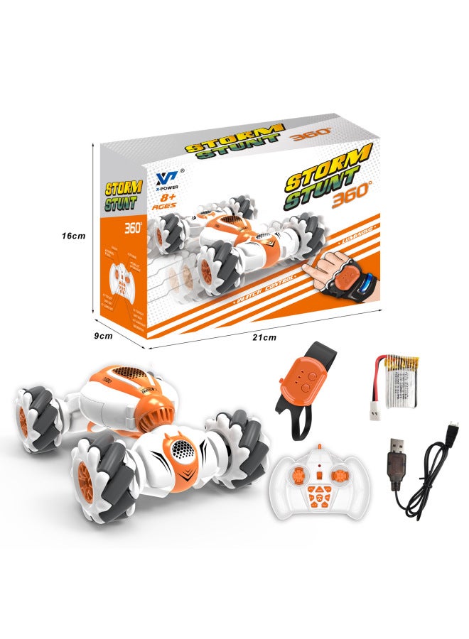 Hand Gesture Sensing Twist Transforming Speed Remote Control Car Off-road Climbing Four-wheel Drive Stunt Transformation Drift-Color:Accessories - Spare Battery - Image 3