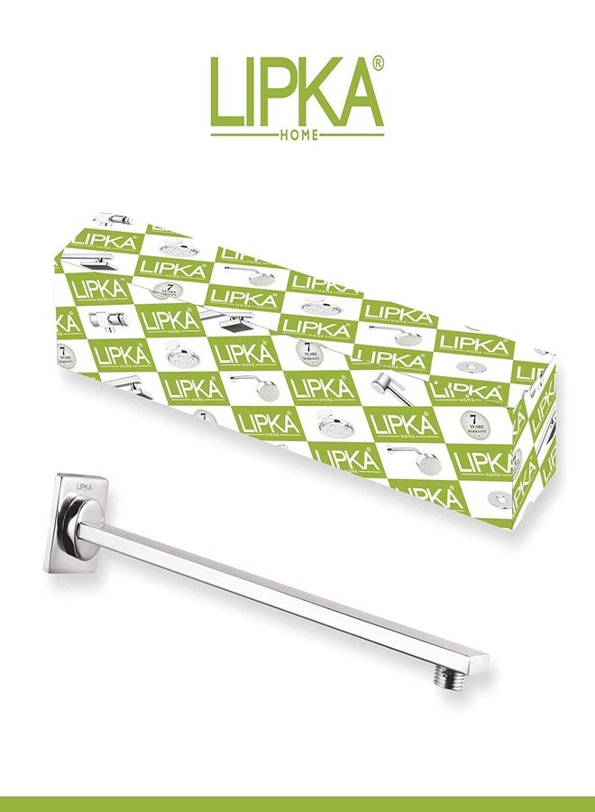 Lipka Stainless Steel Shower Arm Rectangular 18 Inches - Image 4