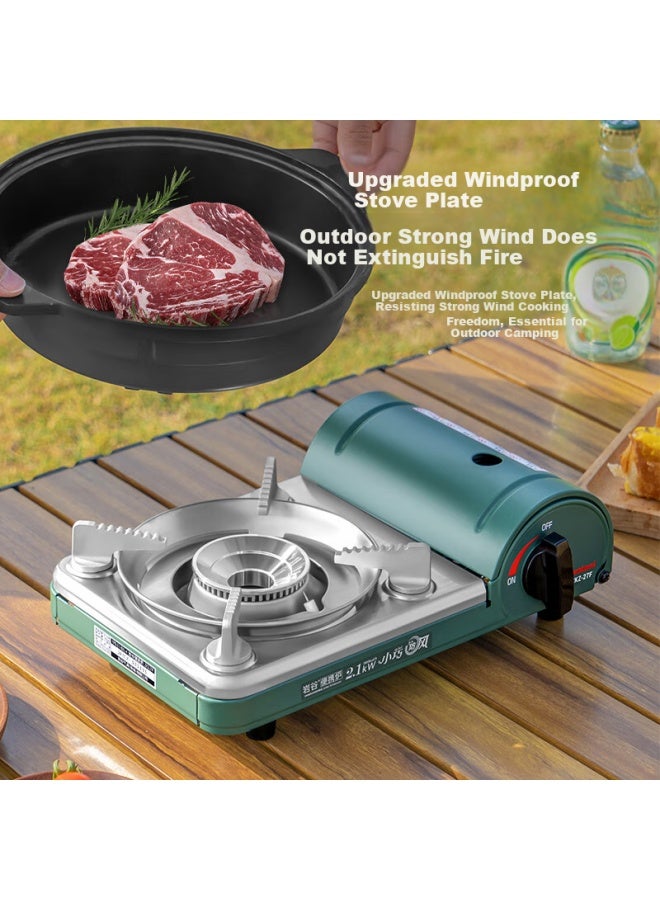 Iwatani Iwatani Outdoor Mini Cassette Stove Magnetic Portable Gas Stove Camping Gas Stove Card Gas Stove Zkz-27f - Image 4