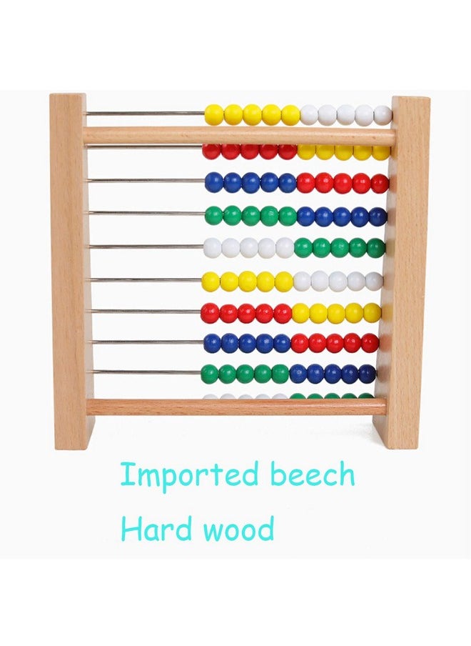Artist Unknown - Abacus For Kids Math Preschool Number Learning Classic Wooden Toy Developmental Toy Wooden Beads 8 Extension Activities Great Gift Toddler Girls And Boys - Image 1