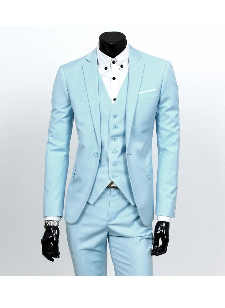 KUYING New Slim Fit Suit Set 