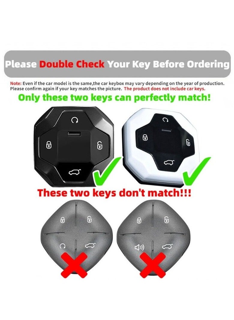 Service Zone - 4 Buttons TPU Smart Car Key Case Cover Fit for Chery Jetour T2 Traveler 2023 2024 Keyless - Image 1
