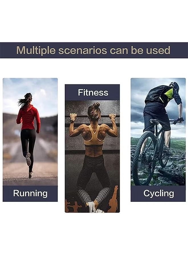 اترجسز النساء والرجال إزالة الضغط الركبة قوس، دعم قابل للتعديل لألم الركبة للتخفيف من الألم القلب الدموع تشغيل التمرين (أسود) - Image 4