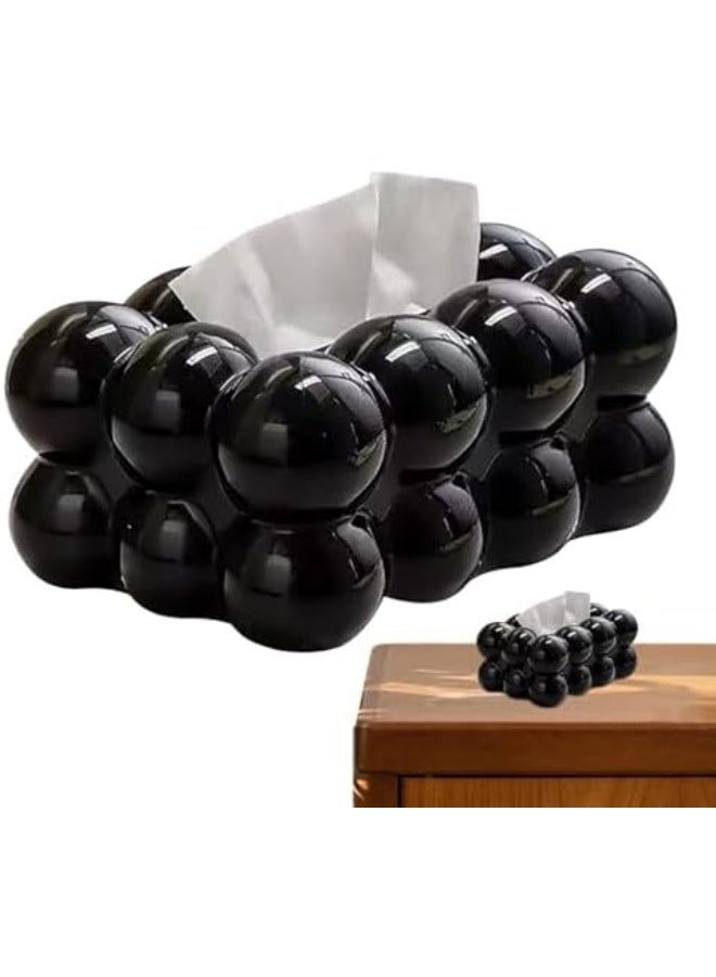 Marsh Malow Bubble Shaped Tissue Box - Creative Cute Tissue Box Cover | Decorative Tissue Box | Napkin Dispenser Organizer Dispenser for Car - Image 1