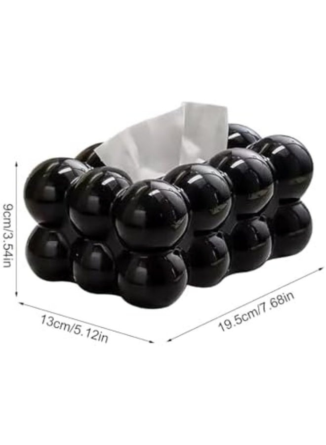 Marsh Malow Bubble Shaped Tissue Box - Creative Cute Tissue Box Cover | Decorative Tissue Box | Napkin Dispenser Organizer Dispenser for Car - Image 2