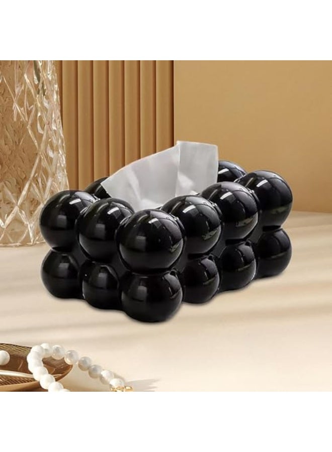 Marsh Malow Bubble Shaped Tissue Box - Creative Cute Tissue Box Cover | Decorative Tissue Box | Napkin Dispenser Organizer Dispenser for Car - Image 4