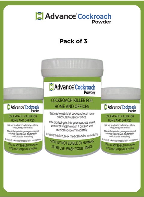 Advance Cockroach Bait Control Expert Powder 100g Pack of 3