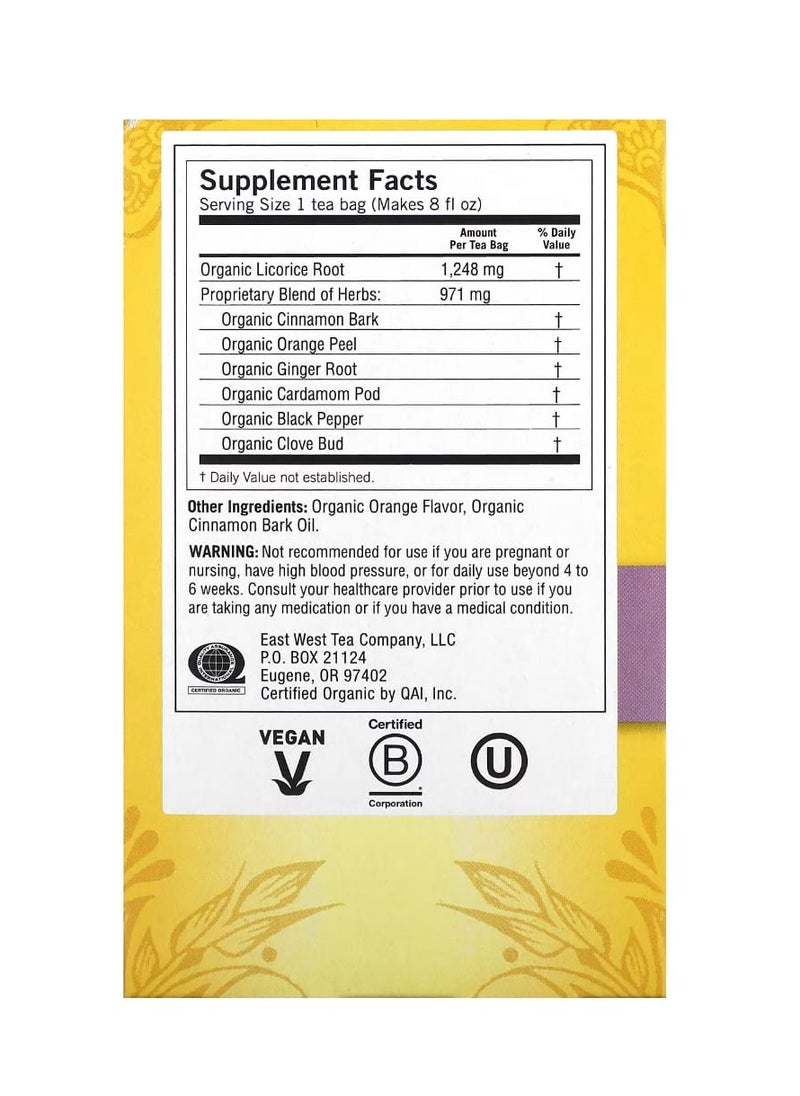 Yogi Tea Yogi Tea Egyptian Licorice Caffeine Free 16 Tea Bags 1.27 oz (36 g)  - Image 2