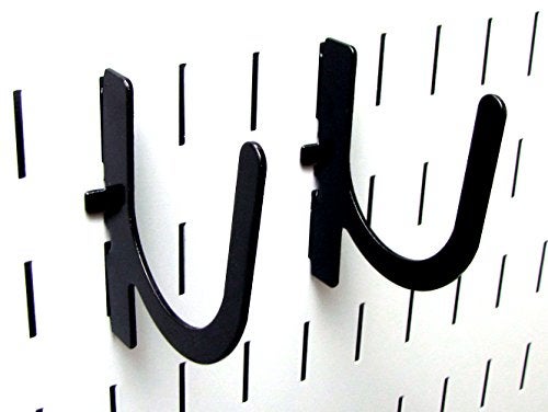 Wall Control 10-UH-003 B Slotted Pegboard U-Hook for Wall Control Pegboard Only, 3", Black - Image 3