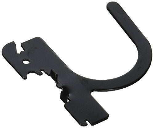 Wall Control 10-UH-003 B Slotted Pegboard U-Hook for Wall Control Pegboard Only, 3", Black - Image 1