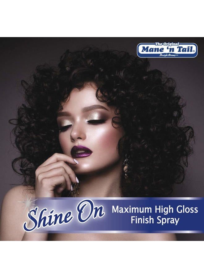 Mane 'n Tail Shine On Maximum High Gloss Finishing 4oz Spray - Image 4