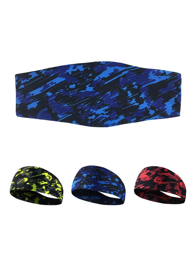 NIBEMINENT Breathable Jogging Gym Yoga Unisex Hair Band Sweat Absorbent Sports Headband 20 x 10 20cm  - Image 3
