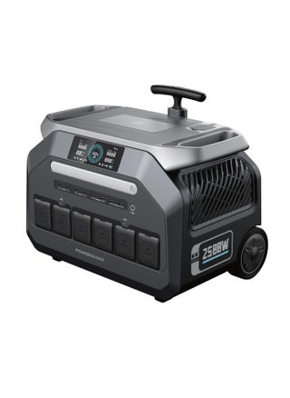 Black - Solar portable Generator - 640000mAh
