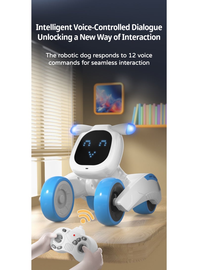 KidsSmart Programmable Remote Control Robot Dog | Multi-Function Gesture Control & Voice-Activated Demo Robot  - Image 5