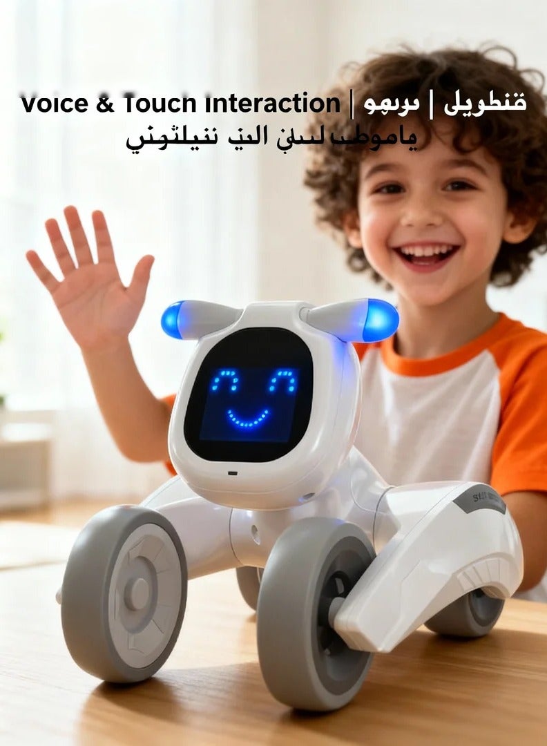 robotgcc Smart Programmable Robot Dog Toy with Gesture & Voice Control | Interactive Educational STEM Toy for Kids | Rechargeable Remote Control Pet | Safe ABS Material | Gift for Boys and Girls - Image 1