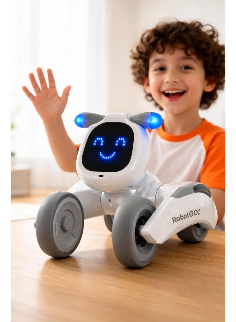 robotgcc Smart Programmable Robot Dog Toy with Gesture & Voice Control | Interactive Educational STEM Toy for Kids | Rechargeable Remote Control Pet | Safe ABS Material | Gift for Boys and Girls - Image 1