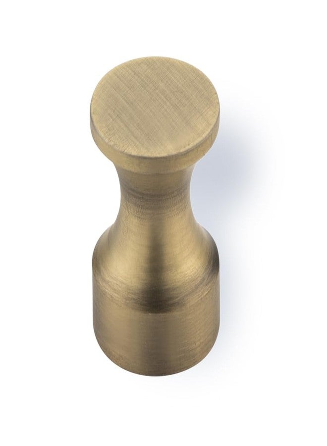 Allied Stainless Steel Round Knob | Suitable for Cabinet, Drawer | 1" Round Knob (Pack of 4, Brass Antique) |Code 532 - Image 2