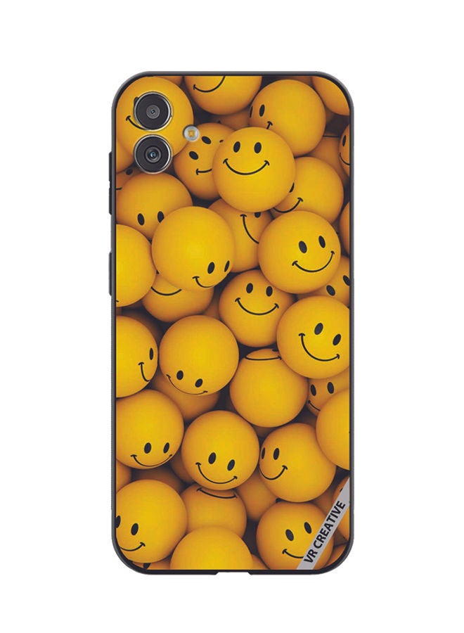 VR CREATIVE Protective Case Cover For Samsung Galaxy M13 5G Smiley Design Multicolour - Image 1