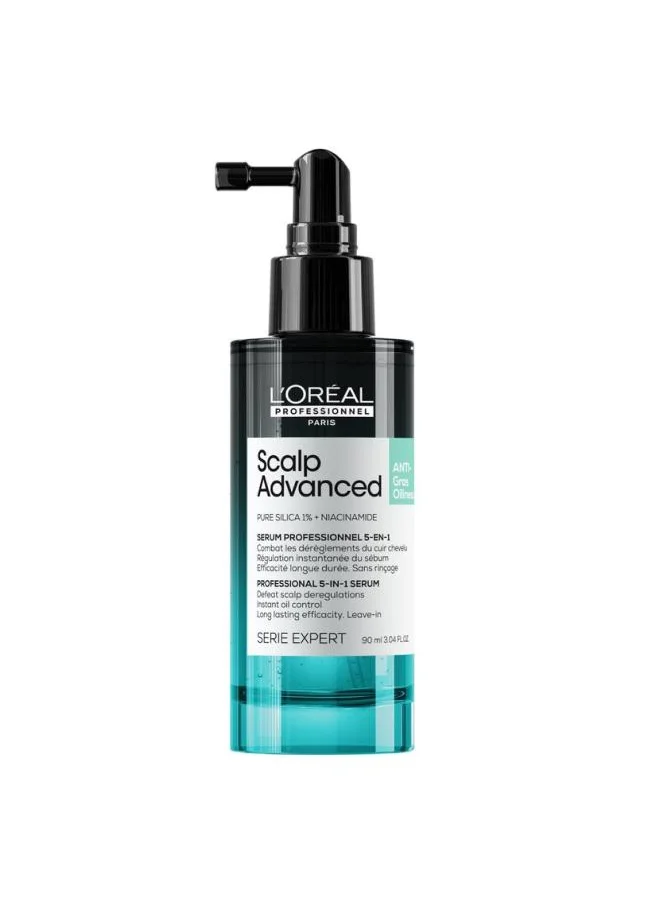 L'Oréal Professionnel Scalp Advanced Anti-Oiliness 5 in 1 professional leave-in serum, 90ml