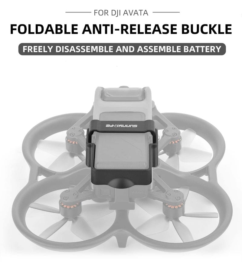 GetZget Anti Release Buckle For Dji Avata Battery Compartment Sunnylife Foldable Lock Accessories - Image 4